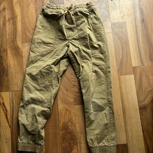 art class Tan Cargo Pants with Elastic Waistband and Relaxed Fit